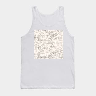 Yoga Pattern Cutting Tank Top